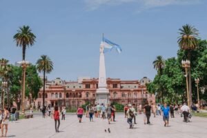 foto de la Plaza de Mayo en argentina