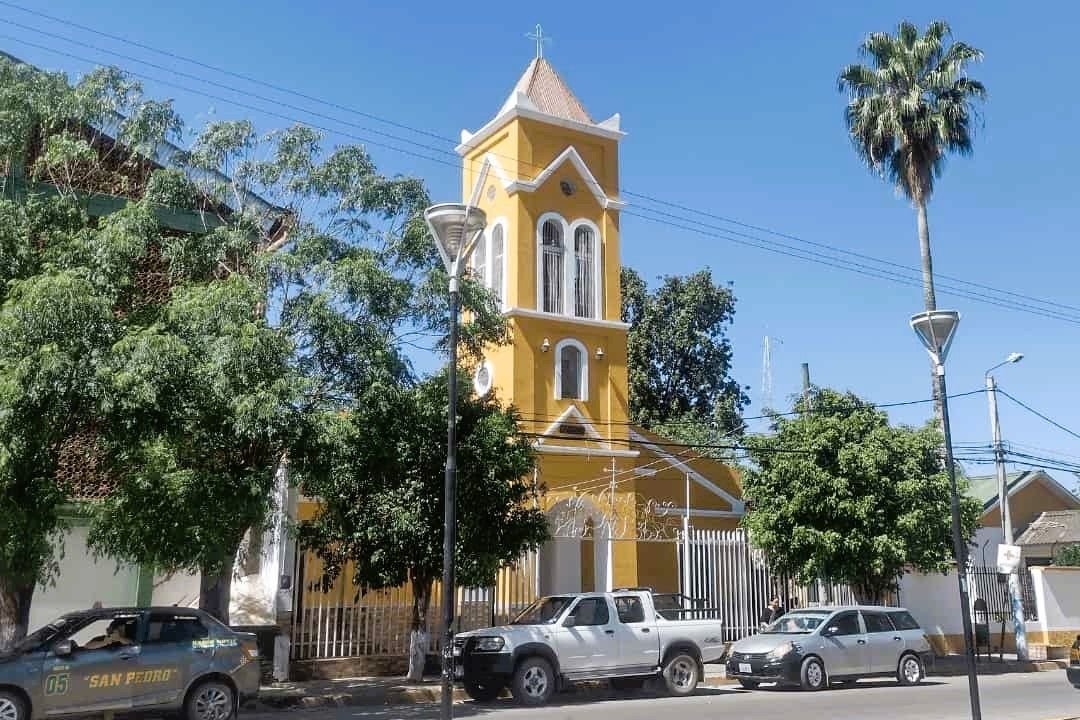 fotografia de la Iglesia San Jose en la localidad de San Jose de Pocitos. Bolivia.