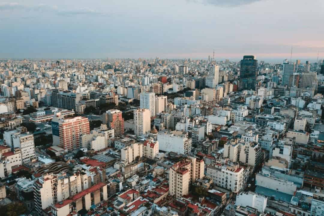 vista panoramica de la ciudad de Buenos Aires, Argentina