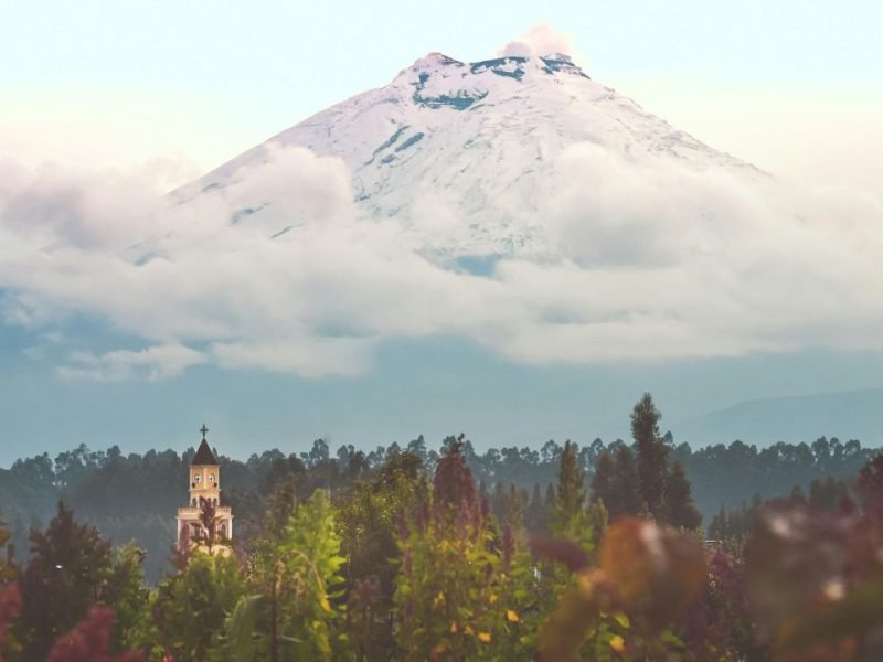 magninifico volcan el Chimborazo, Ecuador.